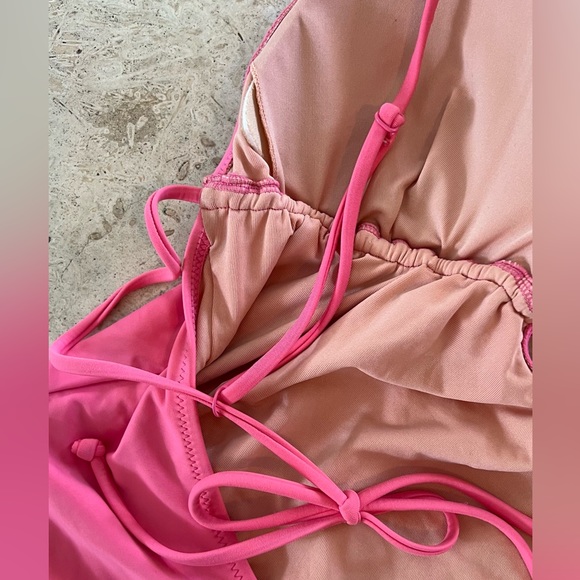 Jcrew pink one piece swimsuit size 16 - Picture 7 of 7